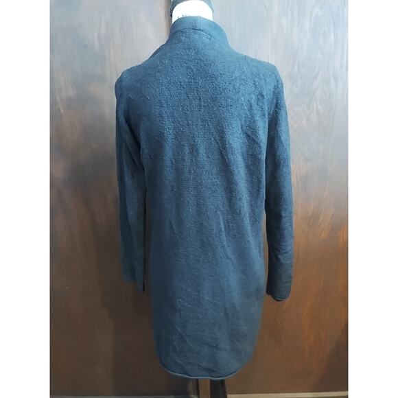 Barefoot Dreams Womens Small Long Sleeve Open Front Cardigan Sweater Black Soft - Picture 2 of 4